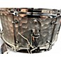 Used Pork Pie 14in DIABLO HAMMERED STEEL Silver Drum