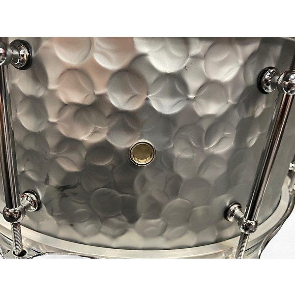 Used Pork Pie 14in DIABLO HAMMERED STEEL Silver Drum