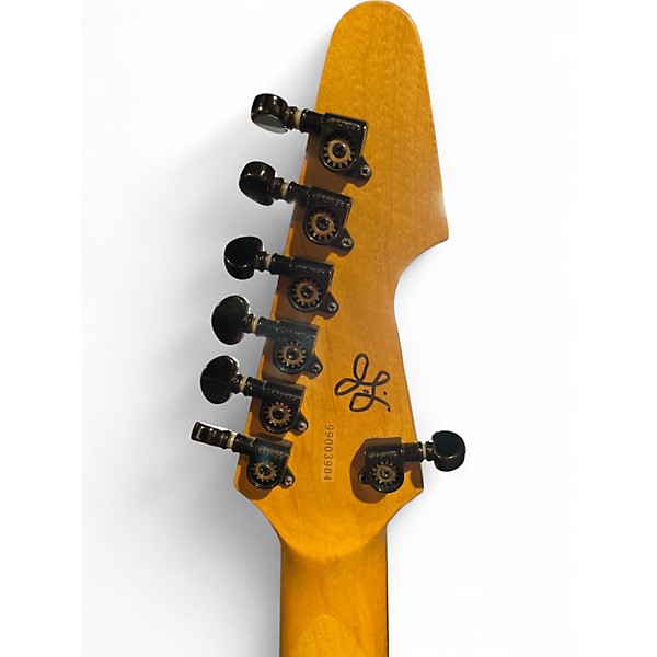 Used Schecter Guitar Research A-7 Diamond Series Black Solid Body Electric Guitar