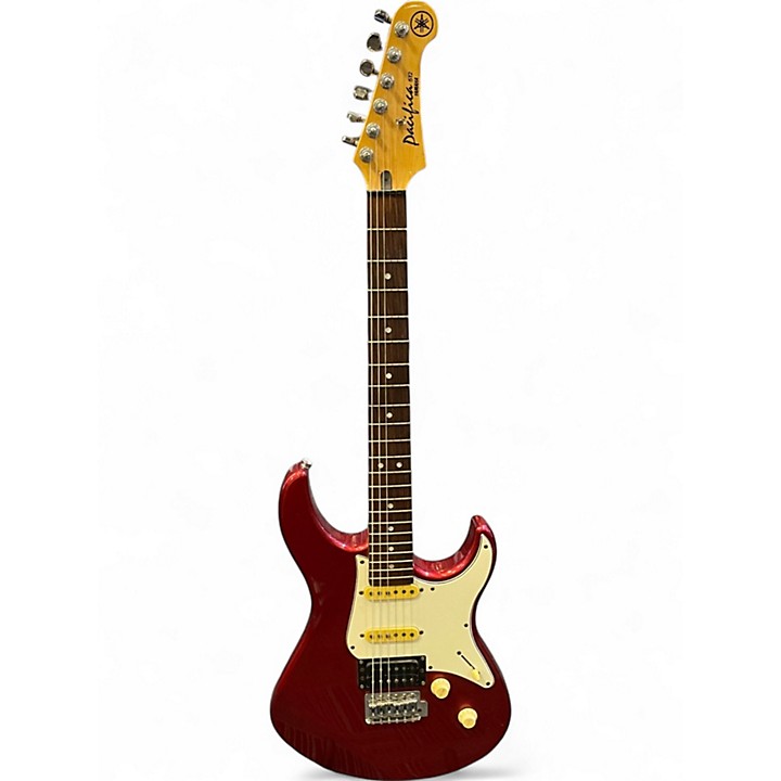 Used Yamaha Pacifica 912J Red Solid Body Electric Guitar Red