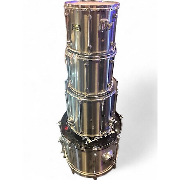 Used Mapex 4 Piece Mars Shell Pack Silver Drum Kit