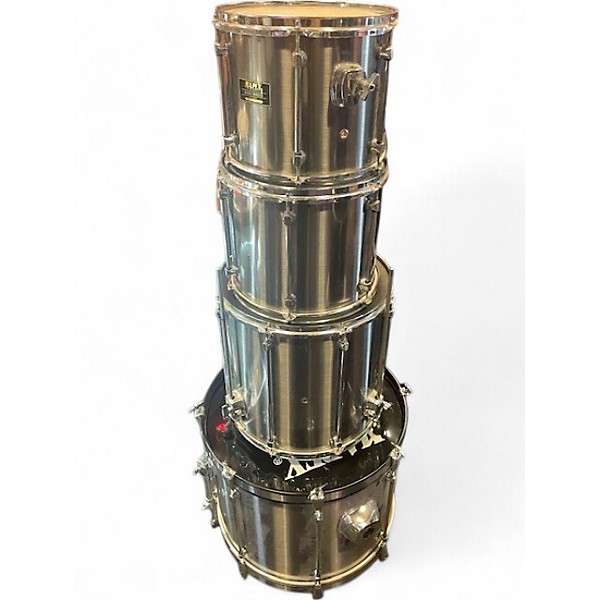 Used Mapex 4 Piece Mars Shell Pack Silver Drum Kit
