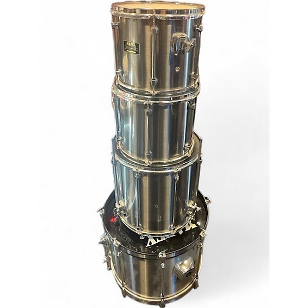 Used Mapex 4 Piece Mars Shell Pack Silver Drum Kit