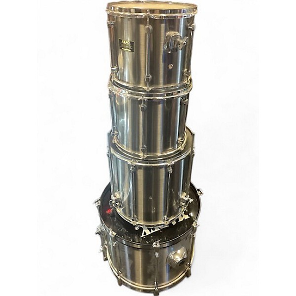Used Mapex 4 Piece Mars Shell Pack Silver Drum Kit