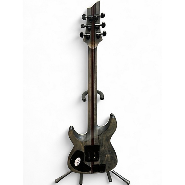 Used Schecter Guitar Research C1 SLS ELITE EVIL TWIN Black Solid Body Electric Guitar