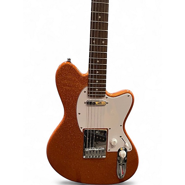 Used Ibanez YY20 ORANGE SPARKLE Solid Body Electric Guitar