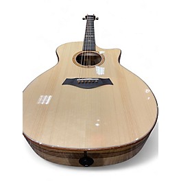Used 2022 Taylor Custom GA Sassafras Natural Acoustic Electric Guitar