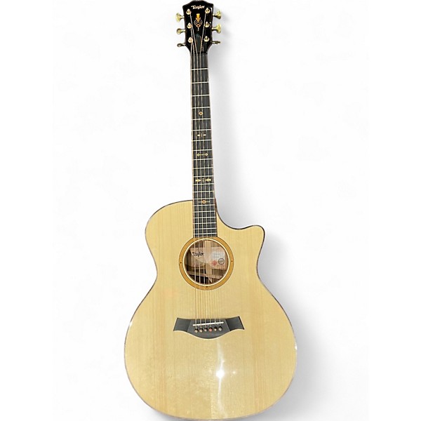 Used 2022 Taylor Custom GA Sassafras Natural Acoustic Electric Guitar