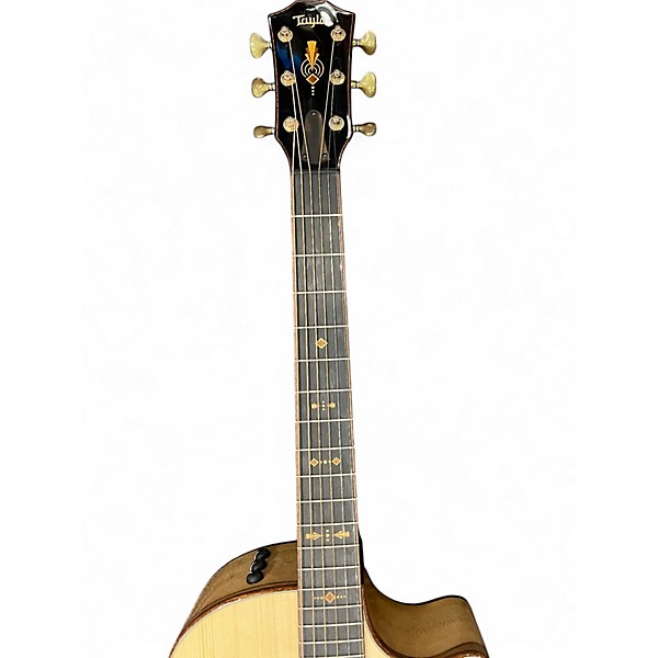 Used 2022 Taylor Custom GA Sassafras Natural Acoustic Electric Guitar