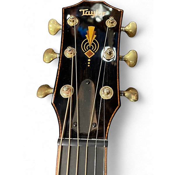 Used 2022 Taylor Custom GA Sassafras Natural Acoustic Electric Guitar