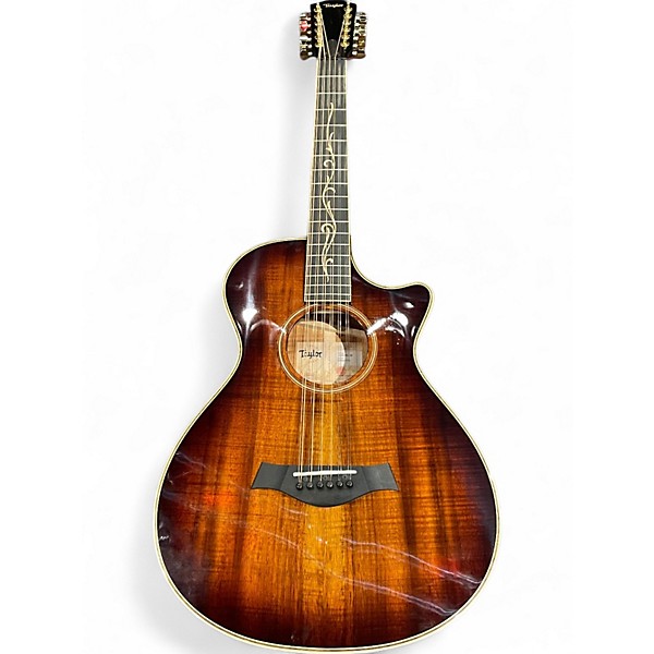 Used 2022 Taylor K32ce Sunburst 12 String Acoustic Electric Guitar