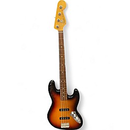 Used Fender  JACO PASTORIUS J BASS FL 3TS Faded Tobacco Electric Bass Guitar