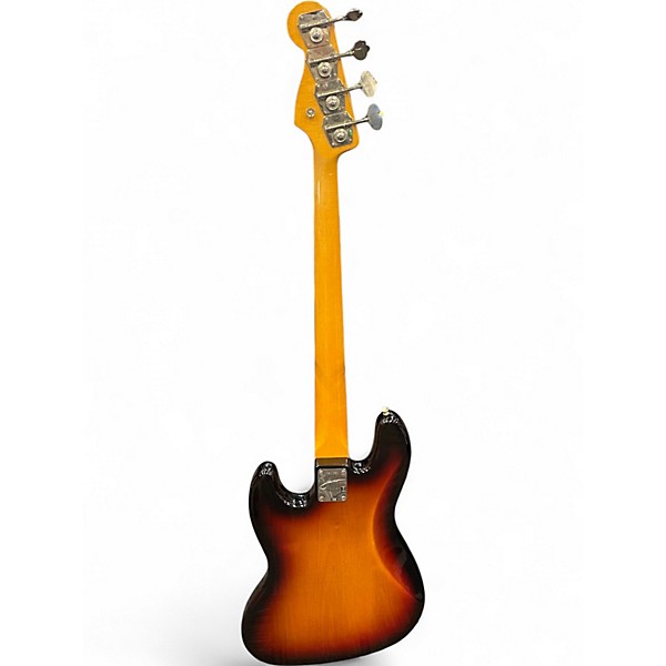 Used Fender  JACO PASTORIUS J BASS FL 3TS Faded Tobacco Electric Bass Guitar