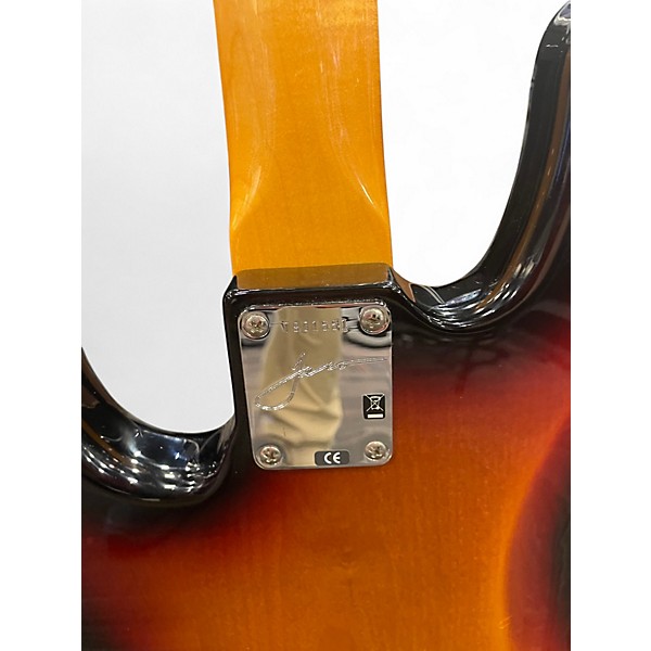 Used Fender  JACO PASTORIUS J BASS FL 3TS Faded Tobacco Electric Bass Guitar