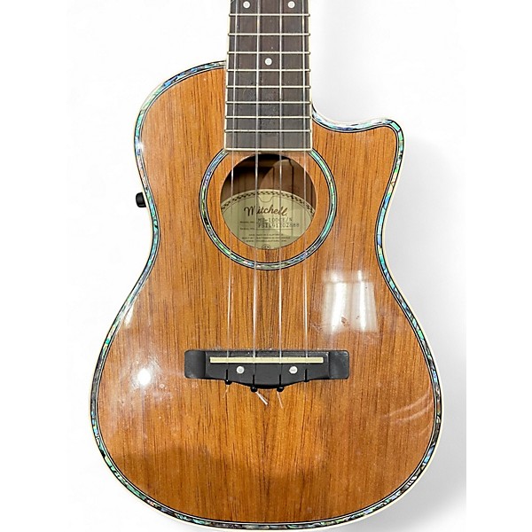 Used Mitchell MU100CE Concert Natural Ukulele