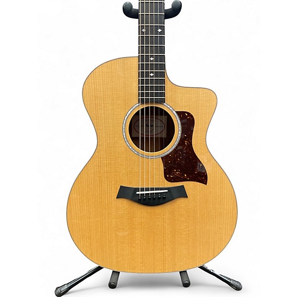 Used Taylor 214CE Deluxe Koa Natural Acoustic Electric Guitar