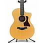 Used Taylor 214CE Deluxe Koa Natural Acoustic Electric Guitar