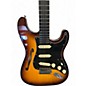 Used 2023 Fender Limited Edition Suona Stratocaster Thinline Violin Burst Hollow Body Electric Guitar