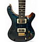 Used 2022 PRS DGT WOOD LIBRARY 10 TOP Trans Blue Solid Body Electric Guitar