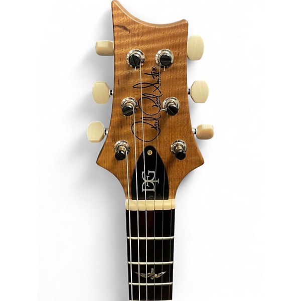 Used 2022 PRS DGT WOOD LIBRARY 10 TOP Trans Blue Solid Body Electric Guitar