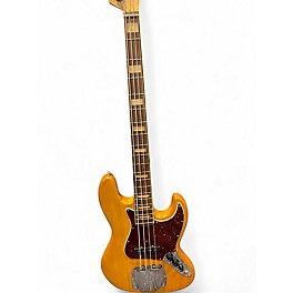 Vintage 1969 Fender Jazz Bass Natural Electric Bass Guitar