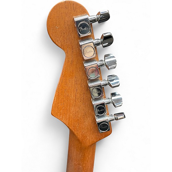 Used Fender Acoustasonic Jazzmaster Alpine White Acoustic Electric Guitar