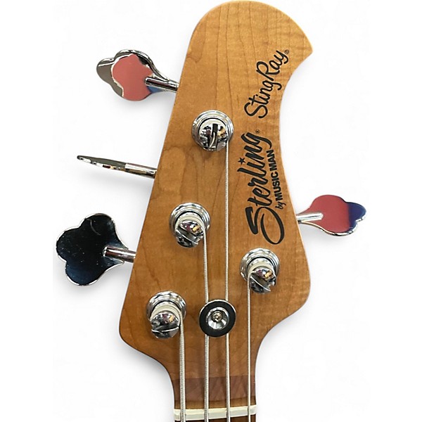 Used Sterling by Music Man Ray34 FIREMIST Electric Bass Guitar