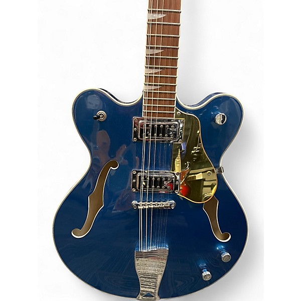 Used Eastwood Classic 12 Blue Hollow Body Electric Guitar