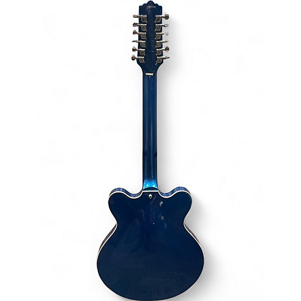 Used Eastwood Classic 12 Blue Hollow Body Electric Guitar