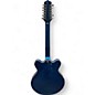 Used Eastwood Classic 12 Blue Hollow Body Electric Guitar