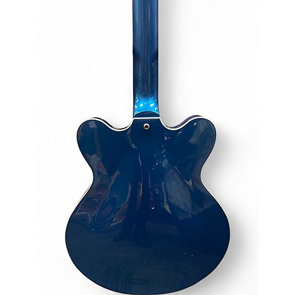 Used Eastwood Classic 12 Blue Hollow Body Electric Guitar