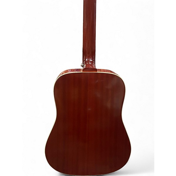 Used Epiphone Inspired by Gibson Hummingbird 12 Cherry Sunburst 12 String Acoustic Electric Guitar