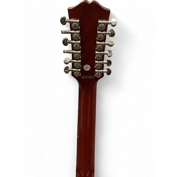 Used Epiphone Inspired by Gibson Hummingbird 12 Cherry Sunburst 12 String Acoustic Electric Guitar