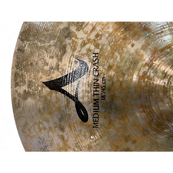 Used Zildjian 18in A Series Medium Thin Crash Cymbal