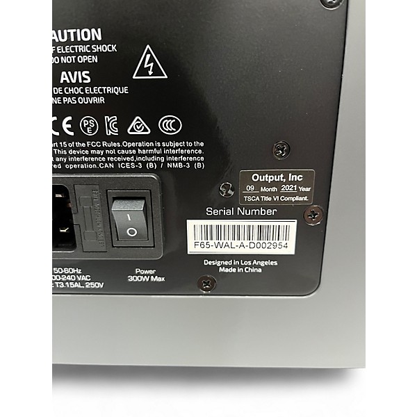 Used Output FRONTIER PAIR Powered Monitor