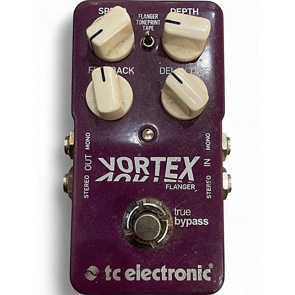 Used TC Electronic Vortex Flanger Effect Pedal