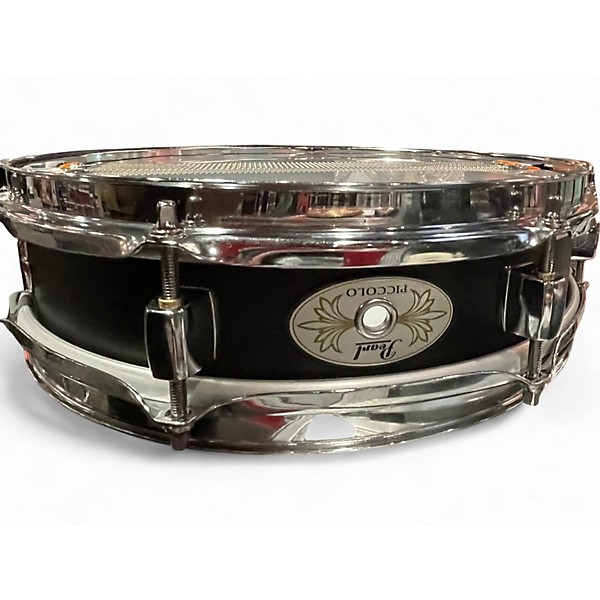 Used Pearl 3.5X13 Power Piccolo Snare Flat Black Drum