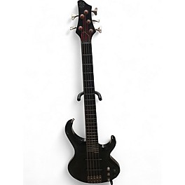 Used Ibanez BTB405e 5 String Trans Black Electric Bass Guitar