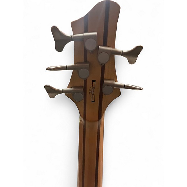 Used Ibanez BTB405e 5 String Trans Black Electric Bass Guitar