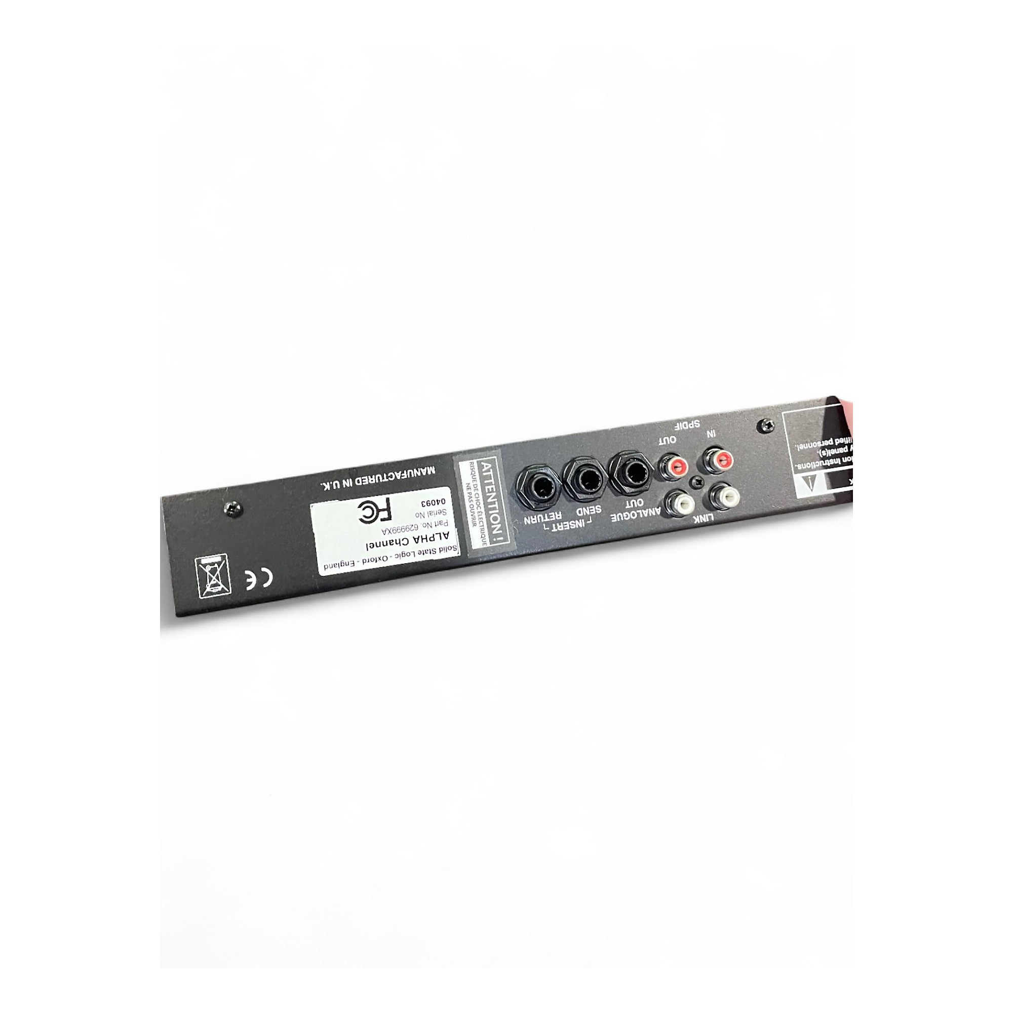 Used Solid State Logic Logic Alpha Channel Strip | Guitar Center