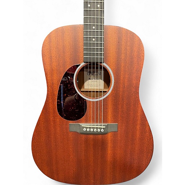 Used 2019 Martin D10 Natural Acoustic Electric Guitar