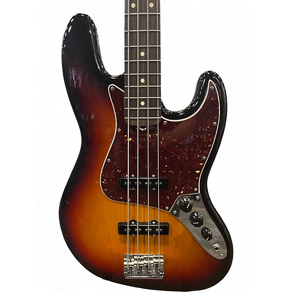 Used Fender AMERICAN PROFESS1ONAL JAZZ BASS 3 Color Sunburst Electric Bass Guitar