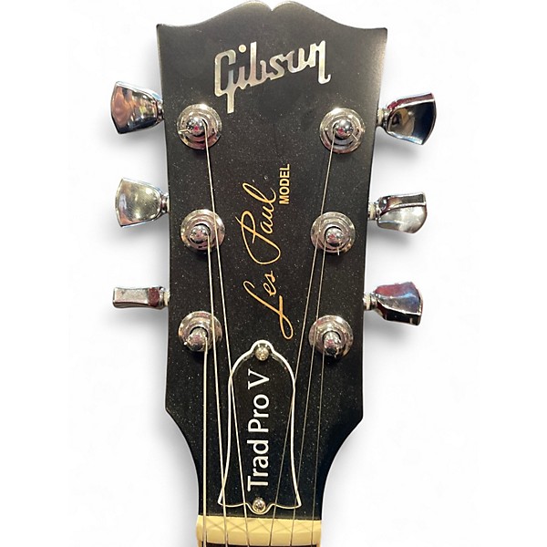 Used 2019 Gibson Les Paul Traditional Pro V Trans Red Solid Body Electric Guitar
