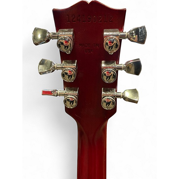 Used 2019 Gibson Les Paul Traditional Pro V Trans Red Solid Body Electric Guitar