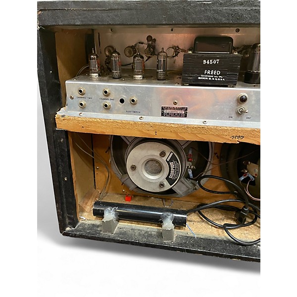 Vintage 1968 Silvertone REVERBERATION TWIN 12 Tube Guitar Combo Amp
