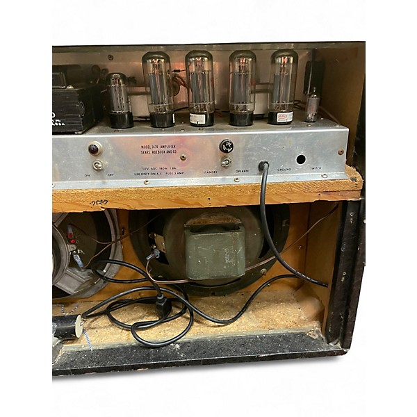 Vintage 1968 Silvertone REVERBERATION TWIN 12 Tube Guitar Combo Amp