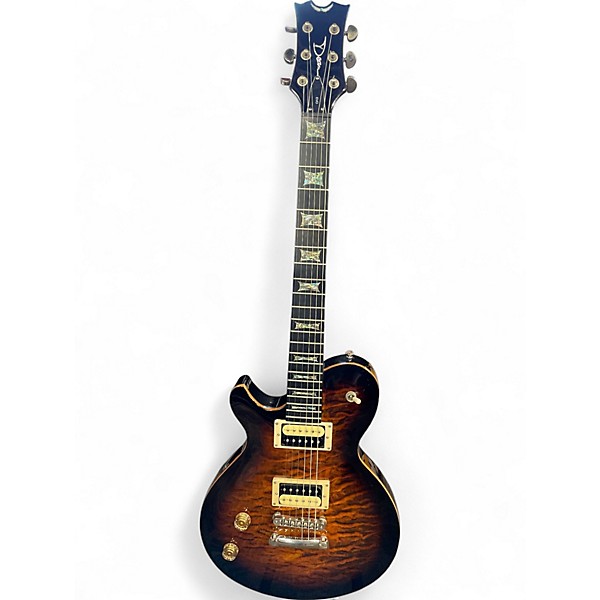 Used Dean EVO SS Tiger Eye Burst Solid Body Electric Guitar