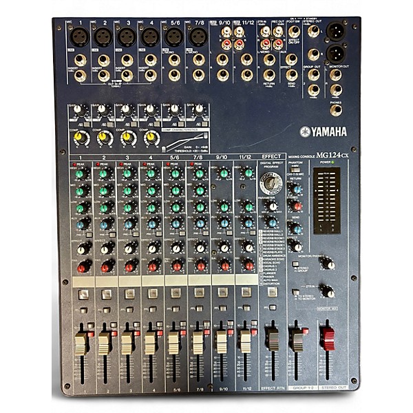 Used Yamaha MG124CX Unpowered Mixer