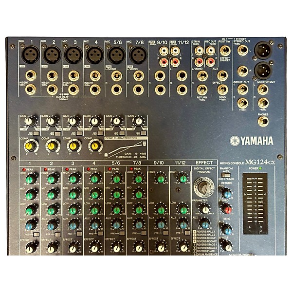 Used Yamaha MG124CX Unpowered Mixer