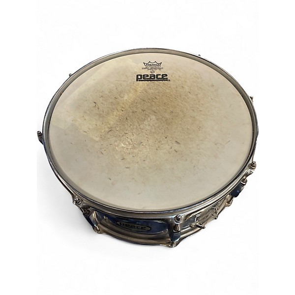 Used Peace 14in Snare Silver Drum